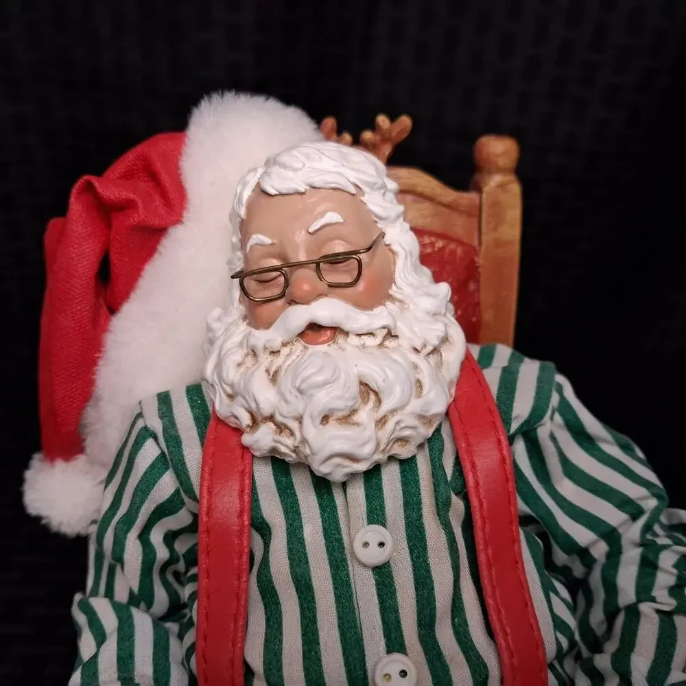 POSSIBLE DREAMS NICK'S NOOK # 4220 TUCKERED OUT SANTA CLAUS FIGURINE